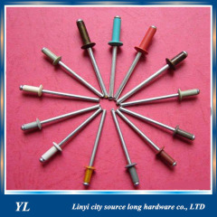 Low price aluminum colored aluminium rivets/blind rivets