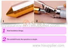 Professional superior quality nano titanium clipless hair curler curling iron with complete in specifications