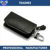 Personalised Zippered Leather Key Holder Keychain Pouch Wallet For Car Remote Control