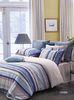 Custom Home Striped Twill Cotton Bed Set For Boys Comfortable