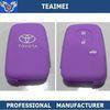 Modern Purple Rubber / Silicone Car Key Cover Holder For Toyota