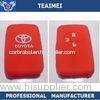 Customized Red Flip Silicone Car Key Cover For Toyota GRX Yaris