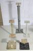 Flat head raised access floor pedestals for Calcium Sulphate raised floor