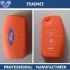 Personalized Soft Ford Smart Remote Silicone Car Key Cover Orange