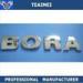 Professional Silver Car Letter Emblems , Luxury VW Bora Badges