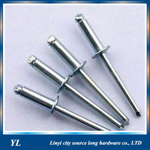 High quality for aluminum open type blind rivets din 7337