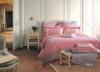 Pink Sweet Combed Cotton Sateen Bedding Sets Durable For Girls