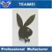 Rabbit Playboy ABS Logo Custom Car Emblems And Badges With Strong Adhesive