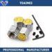 Customized Copper Anti - Theft Car Tire Valve Caps For KIA / Peugeot
