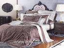 Silk Jacquard Soft Home Bright Colored Luxury Bed Sets For Ladies