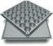 All steel sides around catching groove net Server Room Raised Floor for Banking Building