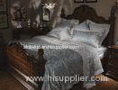 Silk Cotton Winter Home Luxury Bed Sets For Men , Modern Sheets Sets