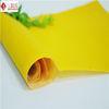 Long Pile Flocking Cotton Yellow Velvet Fabric For Luxury Watch Box or Gift Box