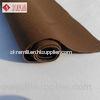 Knitted Brown Velvet Flock Fabric / Flocking Furniture Fabric for Sofa Upholstery Materials