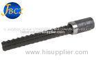 Black Or White 45# Carbon Steel Rebar Mechanical Splices With Locknut Coupler