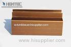 Brown Anodized Aluminum Profile For Door and Window / Curtain Frame