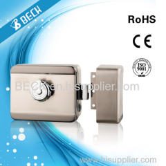 low noise electric motor lock