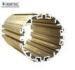 Gold Anodized 6101 6463 6063 Aluminum Extrusion profiles ASTM B221 , EN755
