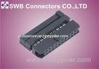 Female Wire to Board 2mm IDC Connector With Strain Relief , Straight Orientation