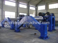 Roller hanging type concrete pipe machine have office on Zambia suspension roller type concrete pipe machin
