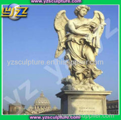 garden natural marble angel statue