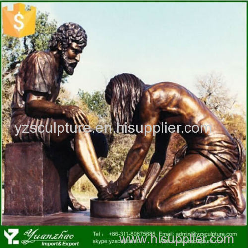 Famous life size bronze sculpture