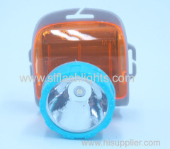 Plastic Outdoor 1LED Dry Battery Head Lamp
