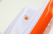 7LED Plastic Rechargeable Emergency Lamp Power Off