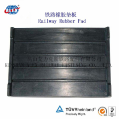 Railway Pad For Track Railway Fastening System/ Railroad Railway Pad For steel rail/Shanghai Supplier Railway rubber Pad