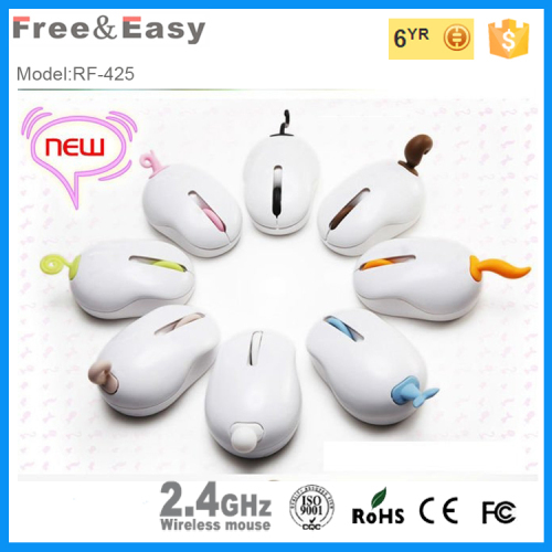 lovely animal tails high qualiy wireless pet mouse