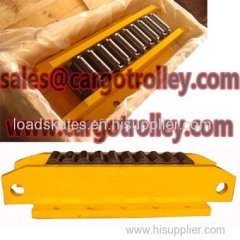 Load roller skids can be customized as demand