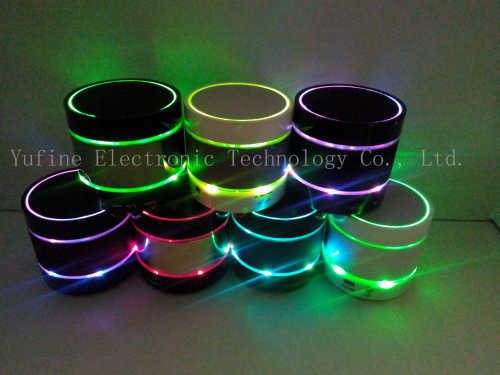 Supply LED flash light Bluetooth speaker S09 wireless Bluetooth speaker hot selling mini Bluetooth speaker