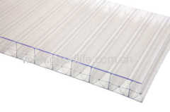 polycarbonate X-profile sheet with tansparent/ clear colour