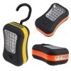 28 LED Magnetic Work Light Hanging Hook Flashlight Great for Outdoors Random Orange or Red Dual Function 24 Work Light