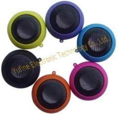 Hot selling mini hamburger speaker metal net hamburger speaker factory wholesales gift mini speaker can make logo on