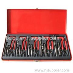 131pcs helicoil repair tool set with drill bit, taps and installation tool