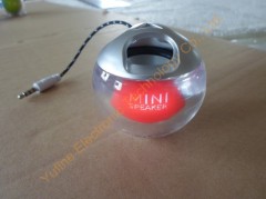 2015 newest mini speaker led light apple speaker Sales Promotion Electronic products popular fashion speaker