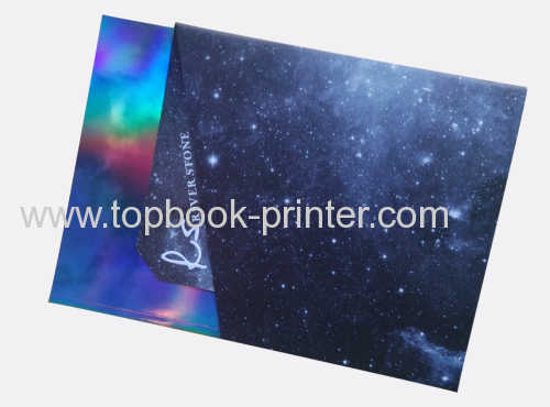 Silver foil cover softback book with kraft jacket