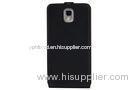 Black Leather Cell Phone Case Flip Cover Protective Case For Samsung Note 3