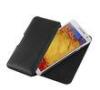 Black Universal Leather Cell Phone Cases , Custom Smart Phone Wallet Pouch