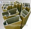 6061 T5 T6 T66 Sand Blasting , Satin Aluminium Door Profiles ROHS / SGS Approval