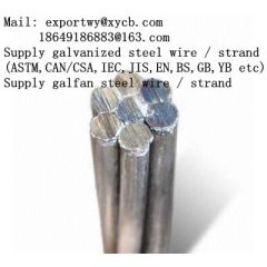 Galvanized steel wire strand guy wire EHS ASTMA475