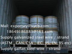 Galvanized steel wire strand guy wire EHS ASTMA475