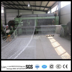 Zinc-Al alloy surface Hot dip galvanized finish gabion hexagonal woven mesh mattress