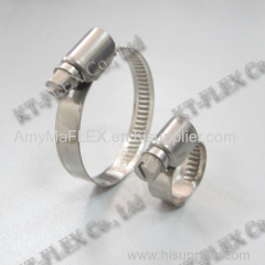 stainless steel hose clamping