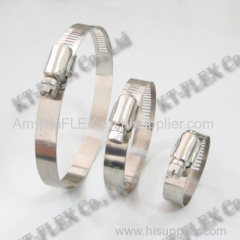 stainless steel hose clamping