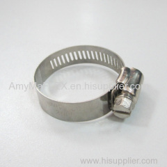 stainless steel hose clamping