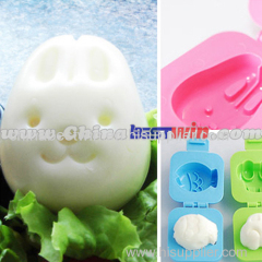 cake mold in egg