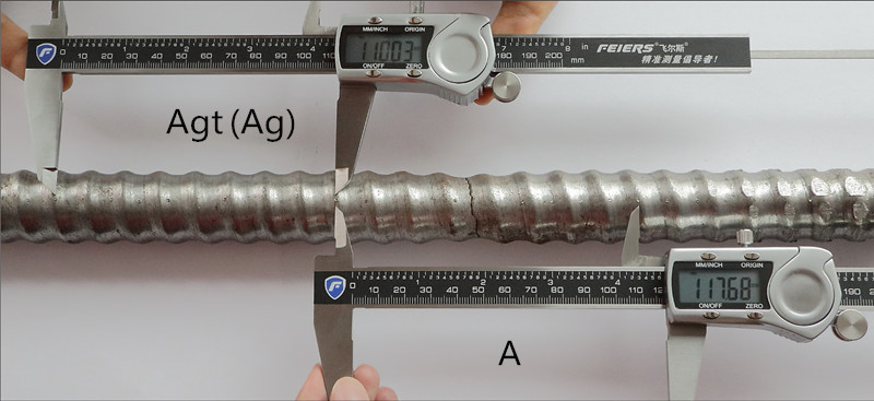 How to measure the Agt and A of hollow bars