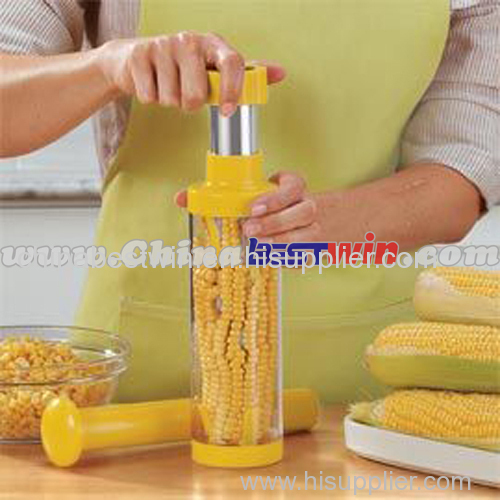 RSVP Plastic Deluxe Corn Stripper Yellow Corn Peeler As Seen On TV
